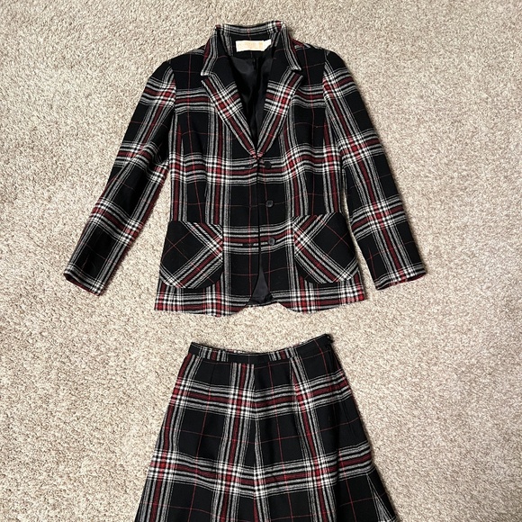Vintage Pendleton set wool plaid small 26 tartan plaid - Picture 1 of 7
